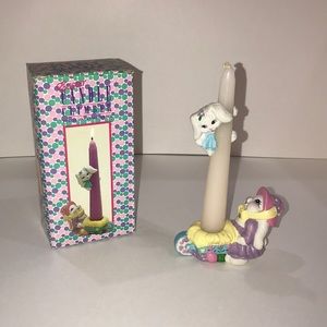 New In Box Bunny Climber Candle